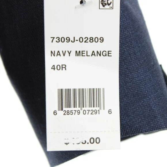 Cardinal of Canada NWT Wool Blend Sport Coat Size 40R US In Blue Melange